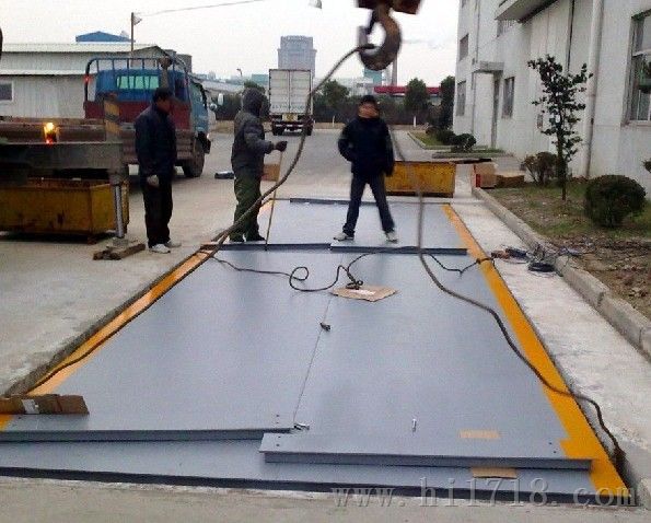 上海产120吨移动式国标电子汽车衡
