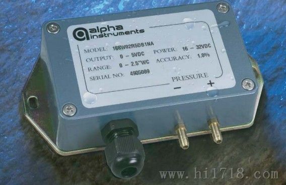 美国阿尔法ALPHA本安防爆型微差压传感器/变送器MODEL 188/188MR（EX压力变送器