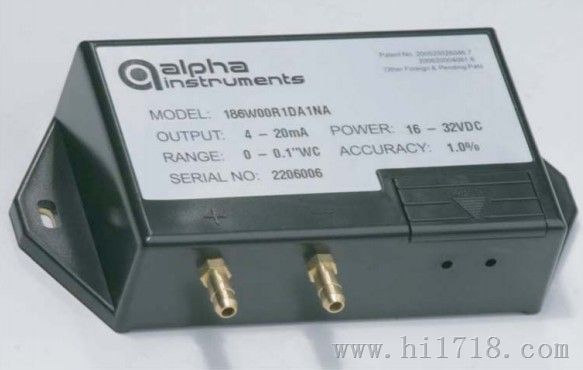 阿尔法alpha186微差压传感器/变送器Model 186