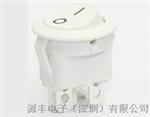 2P2T双极带灯四脚圆形船型翘板开关