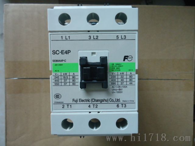 SC-E4P AC220V接触器