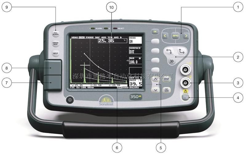 英国Sonatest超声波探伤仪Masterscan 350M   薄壁零件、点焊超声波探伤仪