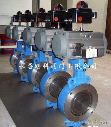 D673H气动对夹式蝶阀