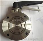 上海厂家现货供应 GIQ-40C碳钢气动高真空蝶阀 919蝶阀 &6