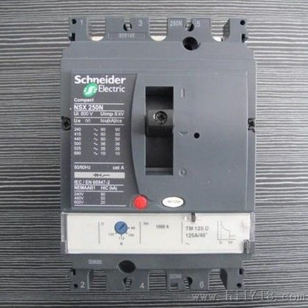 施耐德NSX100-630固定式塑壳断路器