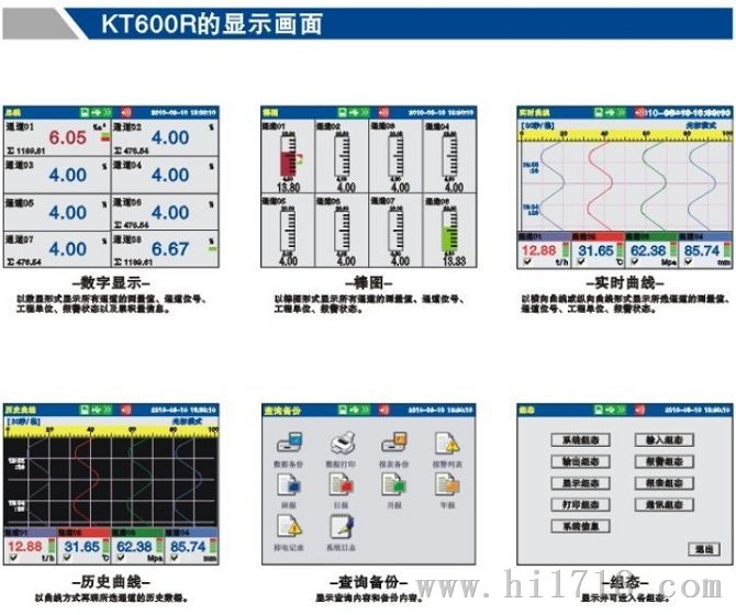 彩屏无纸记录仪KT600系列