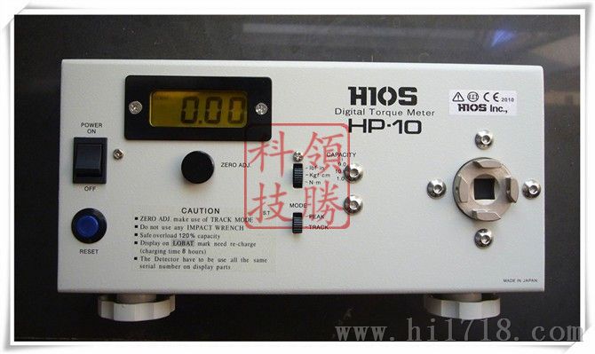 广东地区代理销售日本代HIOS数显扭力计HP-10/HP-100可升级为瓶盖扭力测试仪
