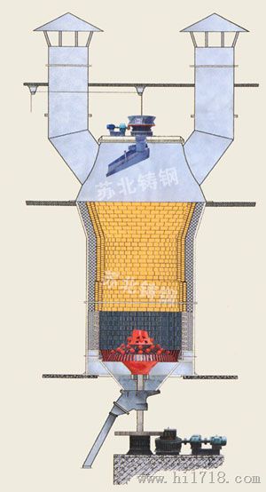 φ5.0M×13M红土镍矿烧结竖窑