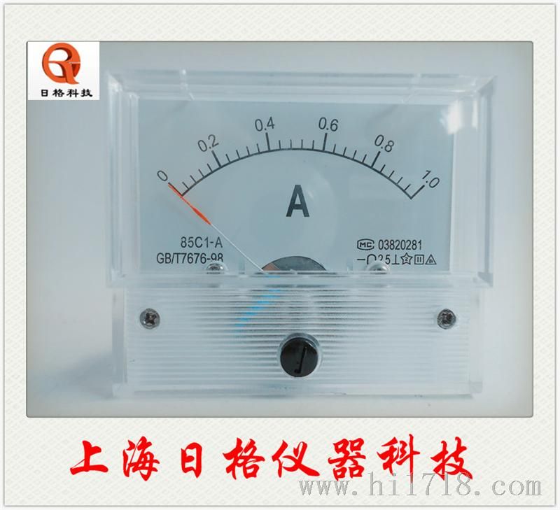 供应上海日格85L1电压表 指针式测量仪表