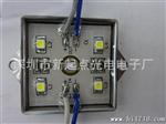 LED四灯白光贴片模组，LED方形单色4灯贴片水模组