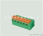供应HA-5.08 Horizontal180D wire inlet免锁螺丝压扣式接线端子