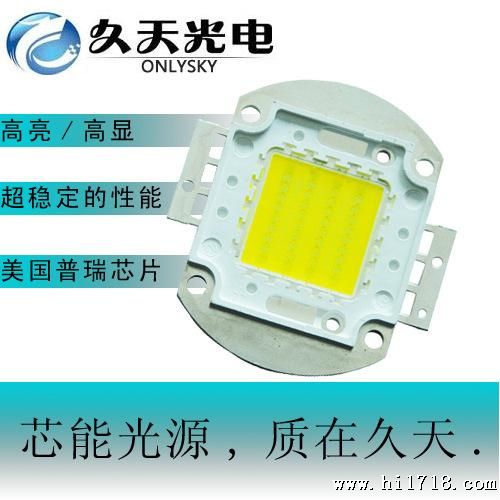 大功率LED 白光 100W 集成光源 集成模块 投光灯 路灯 工矿灯