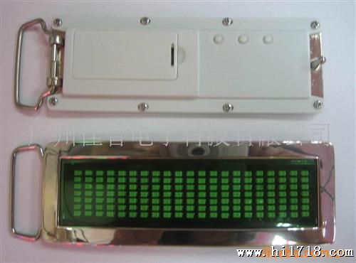 LED皮带扣 LED电子显示屏