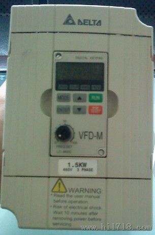 台达VFD-B-15KW,武汉台达变频器厂家,中达电通变频