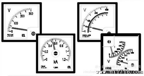 交流电流表电压表，双针表