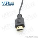 Micro HDMI转HDMI线 高清连接 手机XT928 XT910平板电脑A5001.5M
