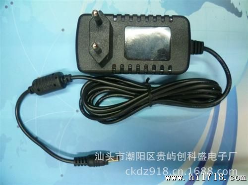  12V2A欧规电源适配器 24W过机顶盒电源适配器