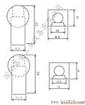 供应铝型材M8  M6半轴连接器