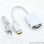HDMI 转 VGA 转换线 带音频