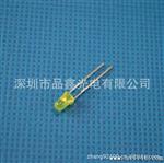 LED黄灯 F3黄发黄 3mm黄发黄短脚亮