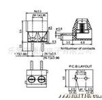 康伟KV350KV396接线端子 PCB端子台