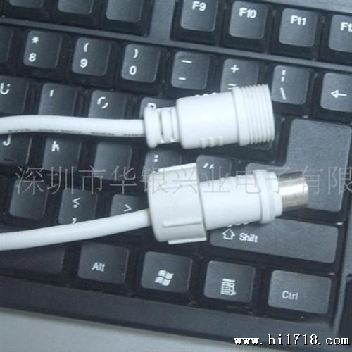 深圳厂家现货供应 LED显示屏水连接线 优质航空插头 质量