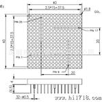 供应大视角16*16LED点阵/LED dot matrix