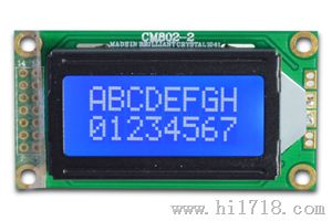 LCM字串口0802宽温液晶显示模块 深圳生产字.图形.中文LCD厂家