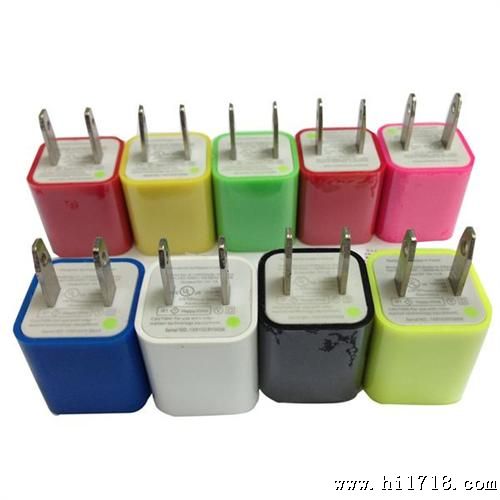 【销量高】时尚通用苹果绿点充电器 700MA~800MA  配各种智能手机