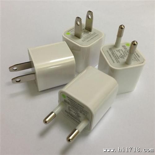 【销量高】时尚通用苹果绿点充电器 700MA~800MA  配各种智能手机