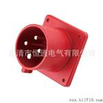 供应 新款法兰式 工业插头 16~32A IP44 优质