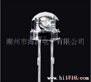 亮LED 正白 F5草帽 圆头