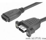 供应HDMI to HDMI  母对母 带耳朵 全高清数字音视频连接线