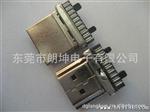 HDMI 19P/连接器 A TYPE自动焊接式有柱无墙带圈不带PCB板