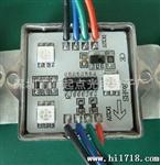LED 4灯5050贴片全彩水模组， 5050 四灯点控全彩模组