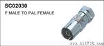 F头系列同轴连接器接插件：F头母头F公转TV公PAL公IEC公