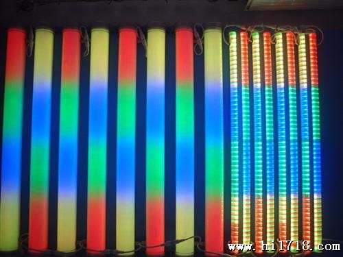 厂家批发内控LED全彩数码管6段8段12段16段水LED护栏管