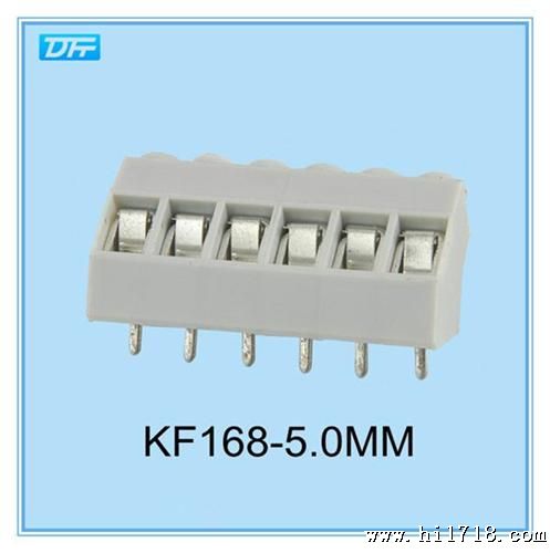 供应欧式接线座KF168-5.0mm 弯脚