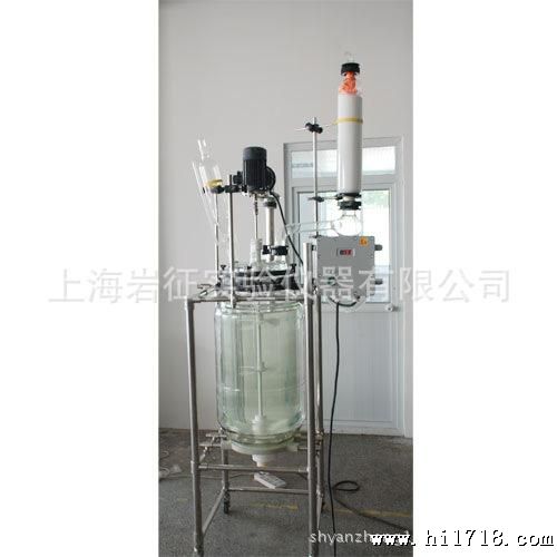 100L双层玻璃反应釜 高低温循环器 组合玻璃反应釜