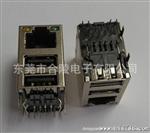 生产 RJ45+U网络插座连接器