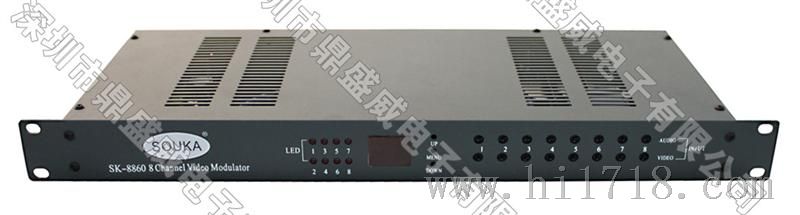 SK-8860经济型八合一捷变频道隔频调制器