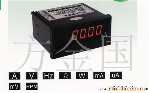 供应电压、功率、电阻、频率盘面表