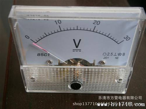 批发 各种电流表电压表 85c1 30V  直流电压电流表