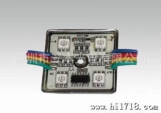 LED4灯5050贴片模组 点控七彩LED模组 新产品