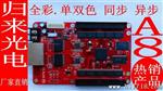全彩屏控制卡 A8全彩双模卡 同步异步双用RJ45 卡莱特A8