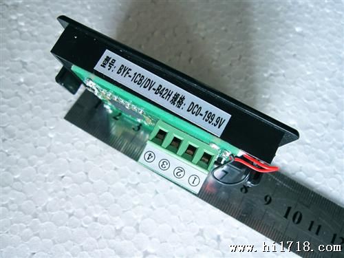 液晶数显电压表 BYF-2CW/DV,DC199.9V,4线制