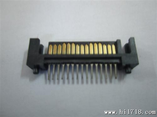 厂家供应SATA15P公座焊线式连接器