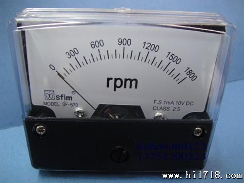 温州天齐SF-670电流表 电压表 转速表  交流直流指针表60*70MM
