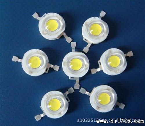  1W白光/暖白LED大功率亮 灯珠 适用于照明射灯