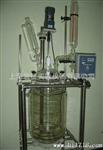 20L夹套玻璃反应釜 高低温循环器 冷水机 成套玻璃反应釜